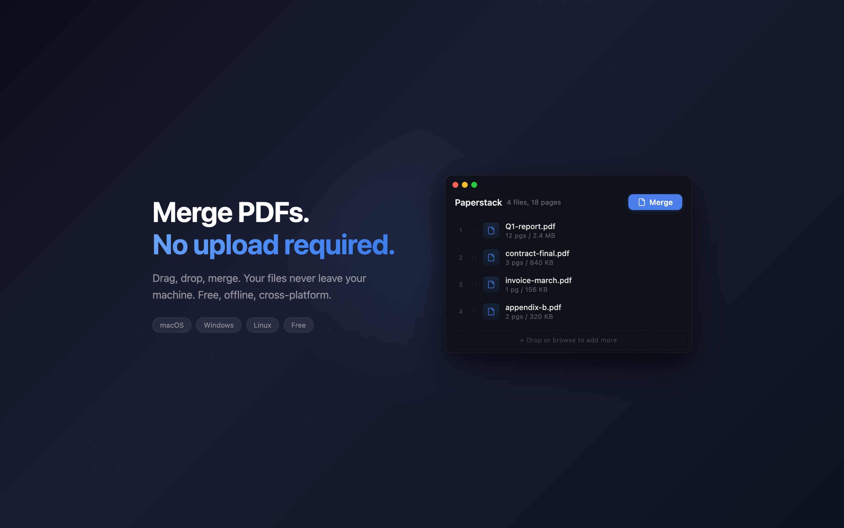 Paperstack screenshot
